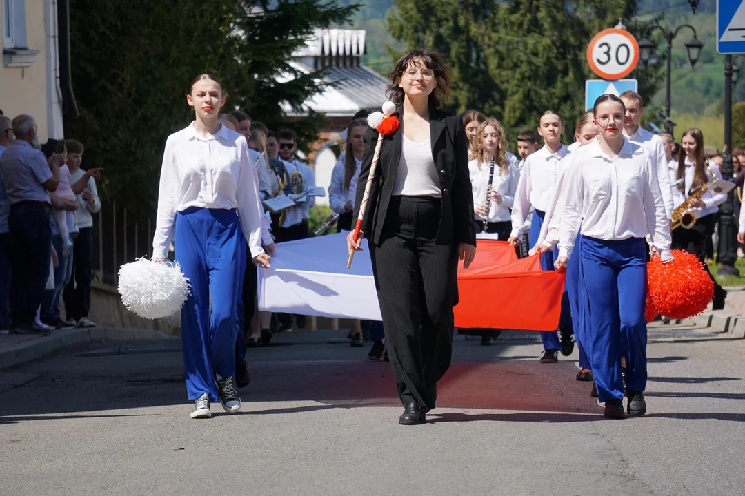 Władze powiatowe wzięły udział w 3-majowych obchodach w Lesku