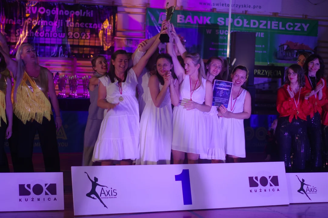 Studio Tańca i Ruchu FRAM z Tarnobrzega z Grand Prix Ogólnopolskiego Turnieju Formacji Tanecznych Suchedniów 2023. To nie było jedno wyróżnienie