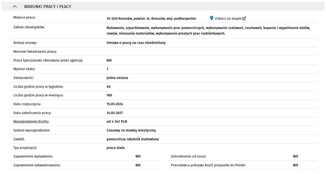 Oferta pracy: PRACOWNIK BUDOWLANY