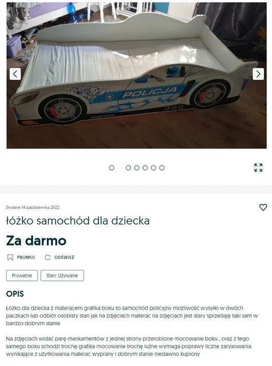 Te przedmioty rzeszowianie oddadzą za darmo. Przegląd ogłoszeń z OLX