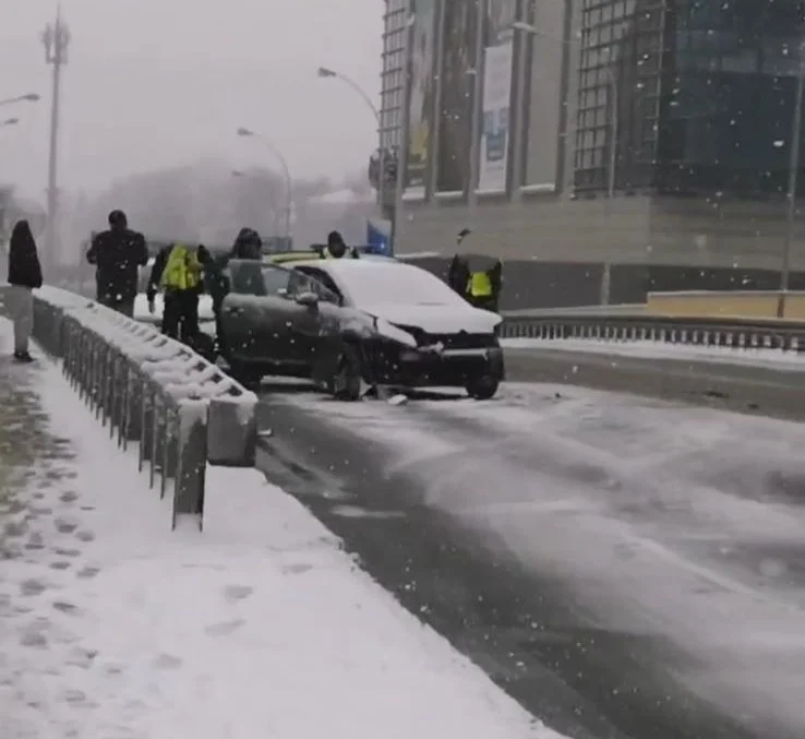 Wypadek na wiadukcie tarnobrzeskim w Rzeszowie
