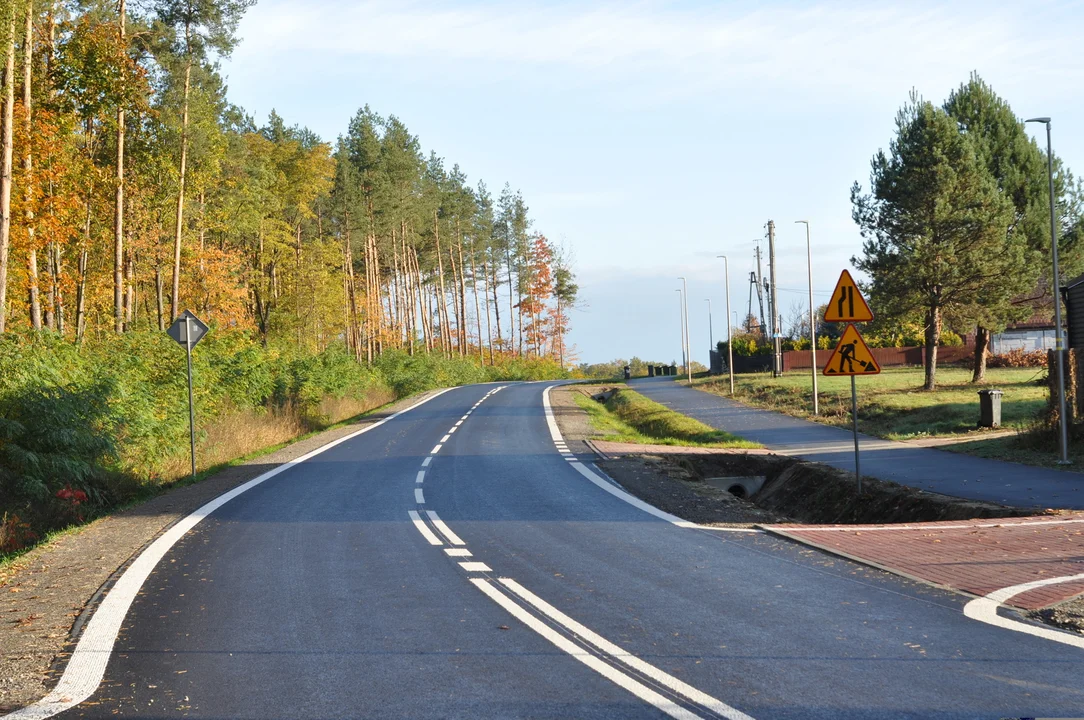 Nowa droga asfaltowa w Komorowie