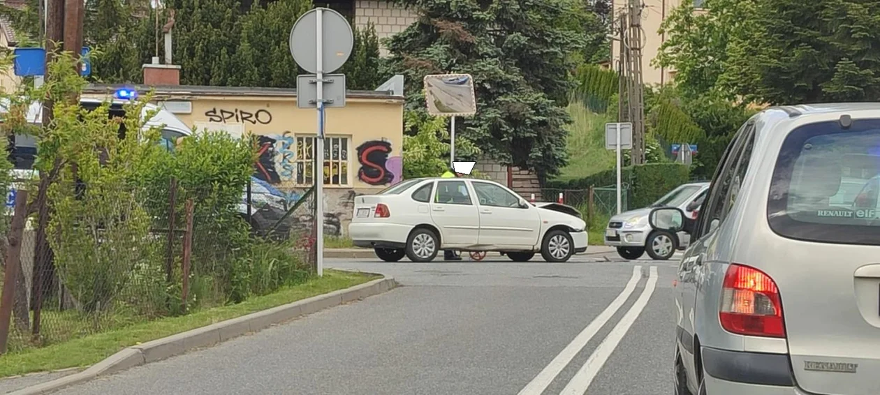 Wypadek na ulicy Dębickiej w Rzeszowie