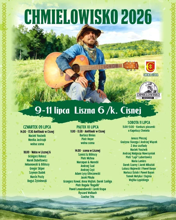 Weekendowe wydarzenia w Bieszczadach (10 - 12 lipca)