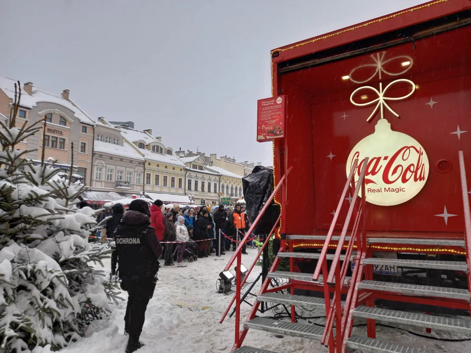 Świąteczna ciężarówka Coca-Coli odwiedziła Rzeszów