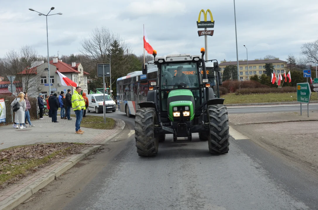 Protest rolników i myśliwych w Sanoku cz.II