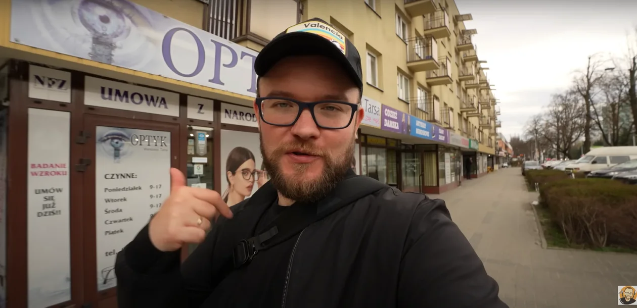 Maciej Je, youtuber z Warszawy odwiedził Rzeszów w swoim kulinarnym vlogu