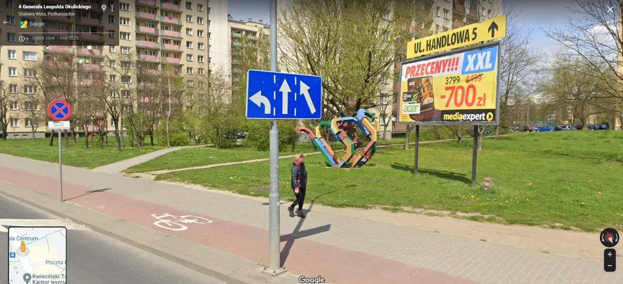 Google Street View 2021 - zdjęcia ze Stalowej Woli, Tarnobrzega i Grębowa