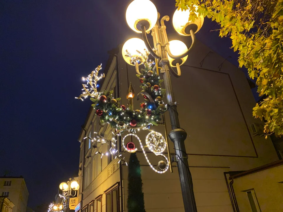 Oświetlenie świąteczne w centrum Rzeszowa