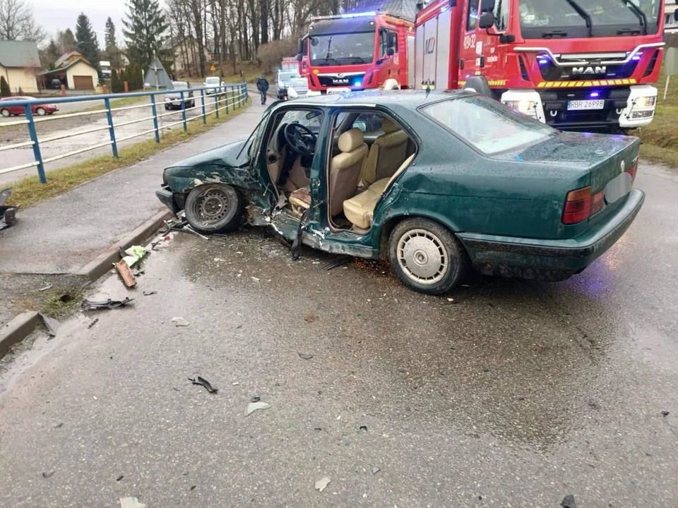 Wypadek w Haczowie