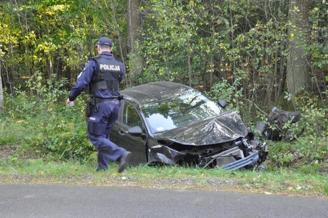 Wypadek w Nowej Wsi na trasie Kolbuszowa - Niwiska