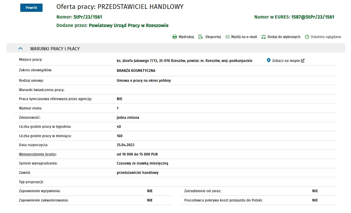 Praca na Podkarpaciu. Szukają nawet prezesa zarządu