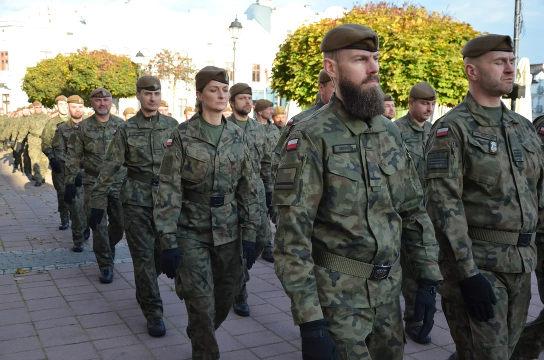 Uroczysta przysięga terytorialsów z Podkarpacia