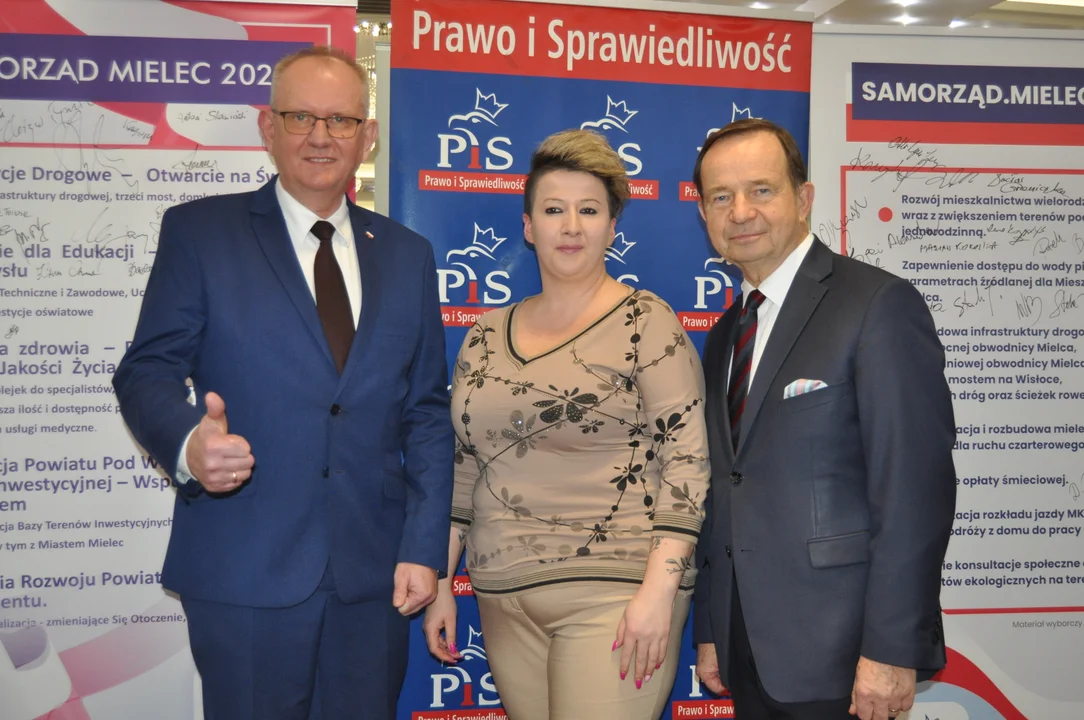 Spotkanie kandydatów Prawa i Sprawiedliwości  w Mielcu