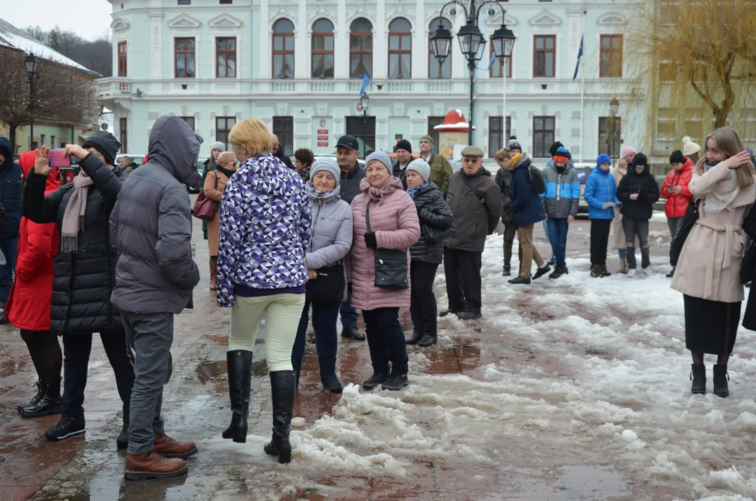 Wigilijne spotkanie na sanockim Rynku