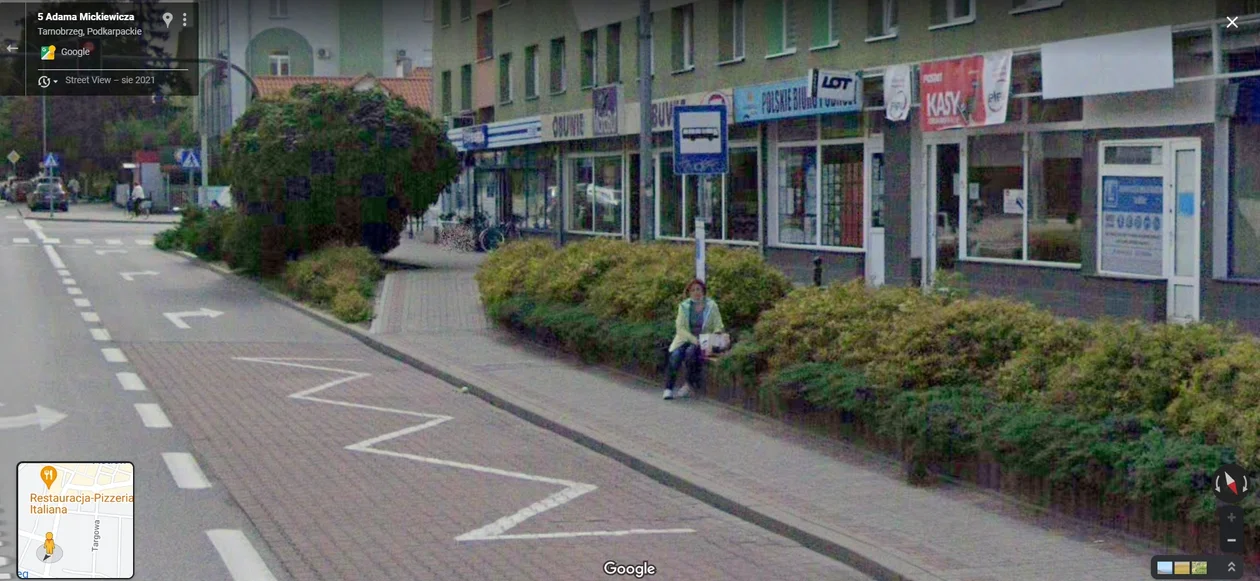 Google Street View - zdjęcia z 2021 roku z Tarnobrzega