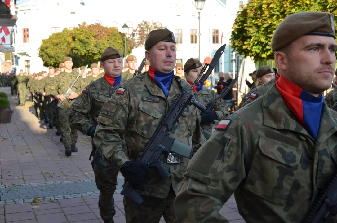 Uroczysta przysięga terytorialsów z Podkarpacia