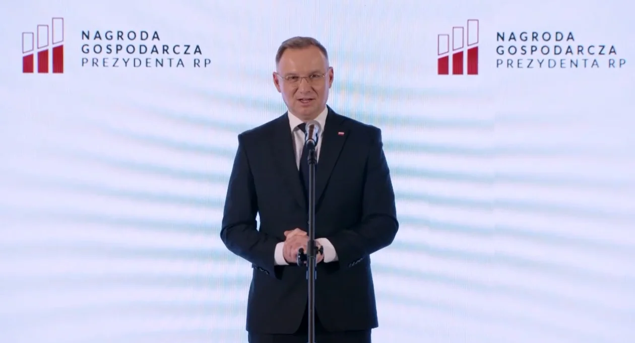 Andrzej Duda odwiedził Łańcut. Gala XXII edycji Nagrody Gospodarczej Prezydenta RP