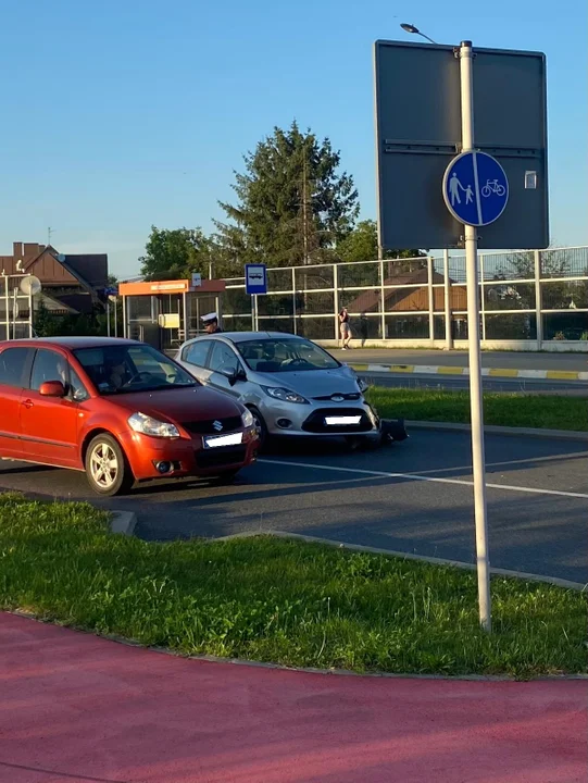 Wypadek na ulicy Podkarpackiej w Rzeszowie