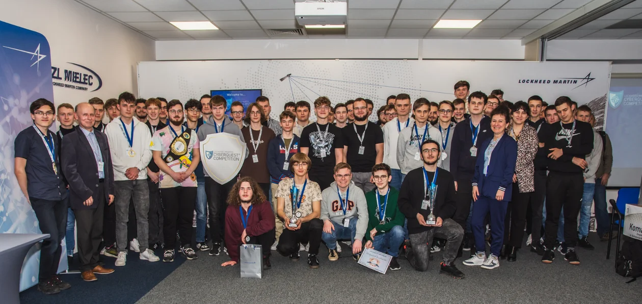 Uczniowie z Dębicy wygrali w Mielcu polską edycję Lockheed Martin CYBERQUEST