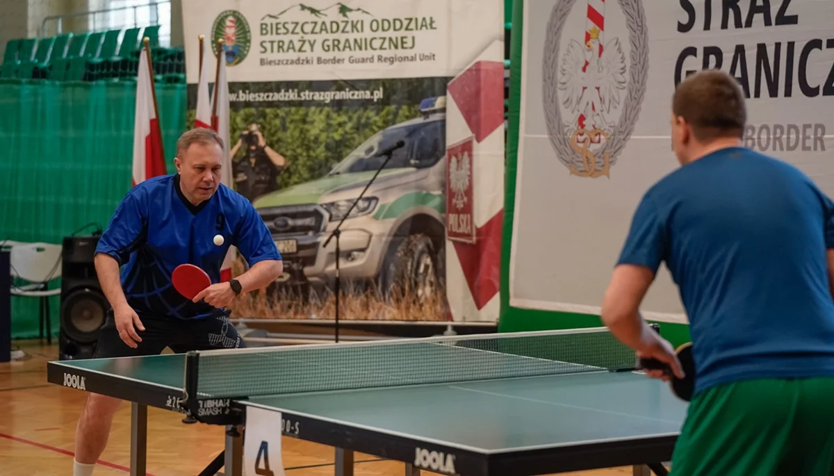 Mistrzostwa straży granicznej w tenisie stołowym. Które miejsce zajęli bieszczadzcy pogranicznicy? [ZDJĘCIA, WIDEO] - Zdjęcie główne