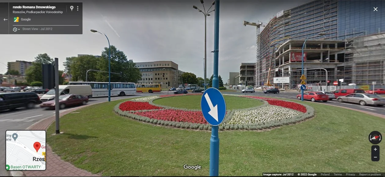 Budowa Galerii Rzeszów. Zobacz zdjęcia Google Street View sprzed 10 lat
