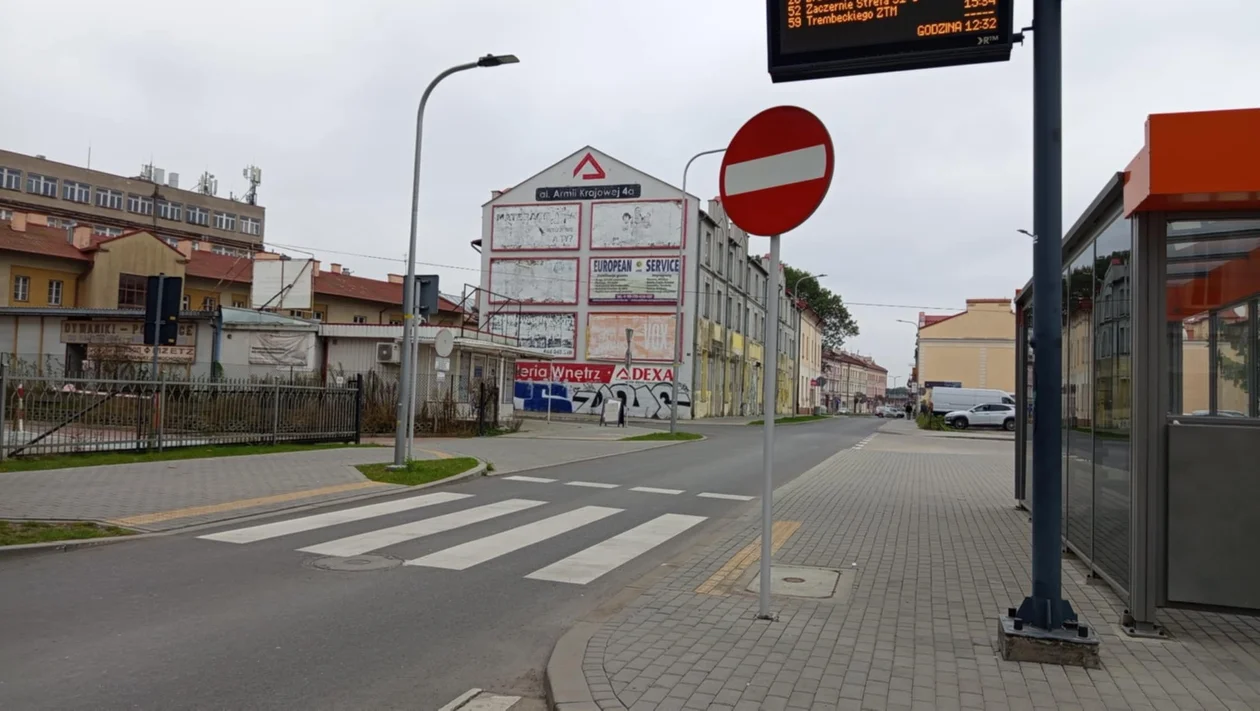 Zmiany dotyczą ulicy, zabudowy, nie zajezdni