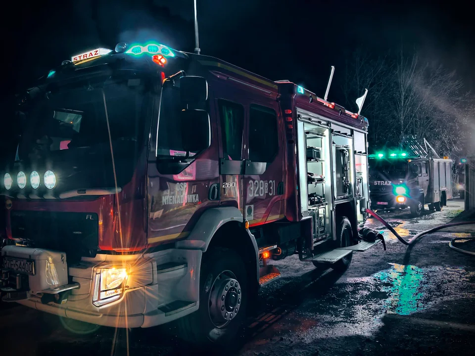 Pożar pod Rzeszowem