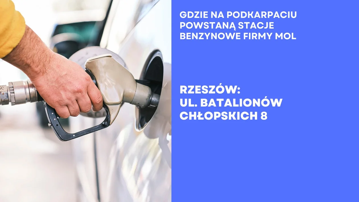 Tutaj będą stacje benzynowe firmy MOL. Poznaj wszystkie lokalizacje na Podkarpaciu