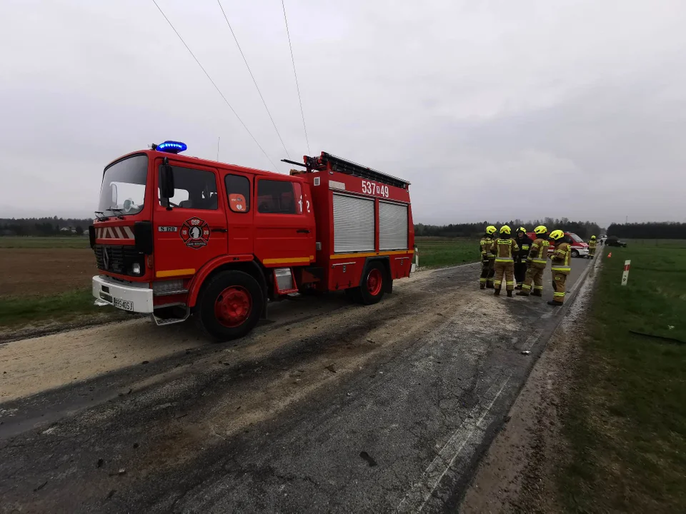 Wypadek w Czarnej Sędziszowskiej