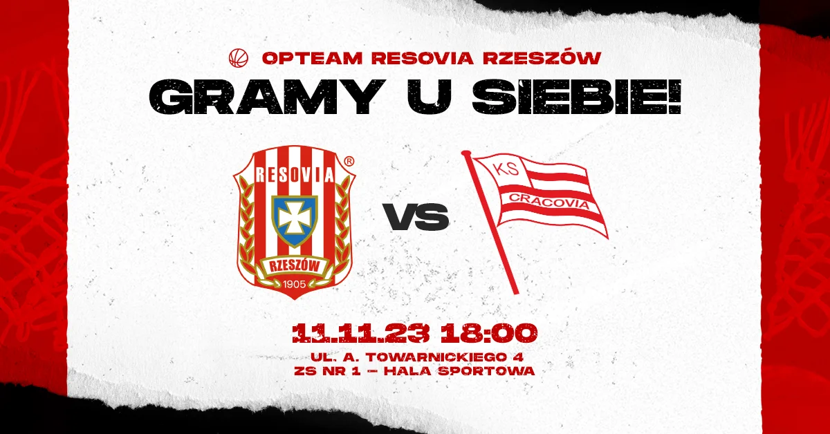 OPTeam Resovia Rzeszów - KS Cracovia Yabimo 1906