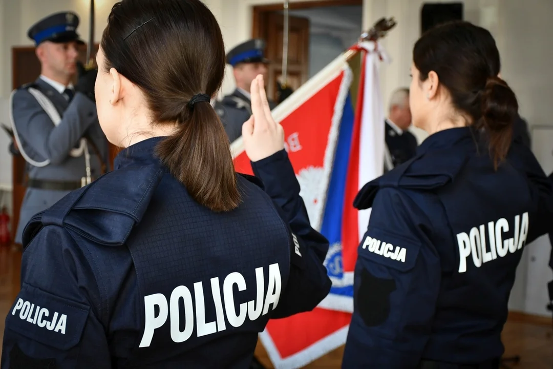 Nowo przyjęci policjanci złożyli ślubowanie