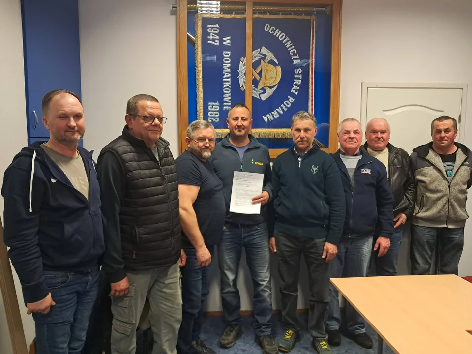 Remont remizy w Domatkowie