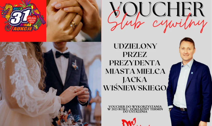 Kolacja z prezydentem i udzielony przez niego ślub? Takie aukcje na mieleckich aukcjach WOŚP - Zdjęcie główne