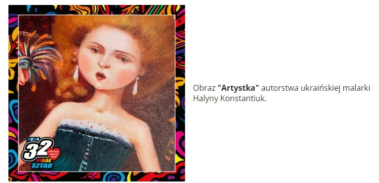 Obraz "Artystka" - Halyna Konstantiuk