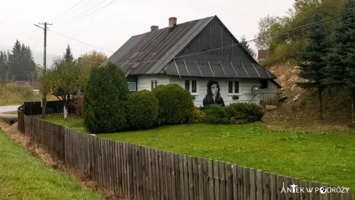 Drewnal na wiejskiej chałupie