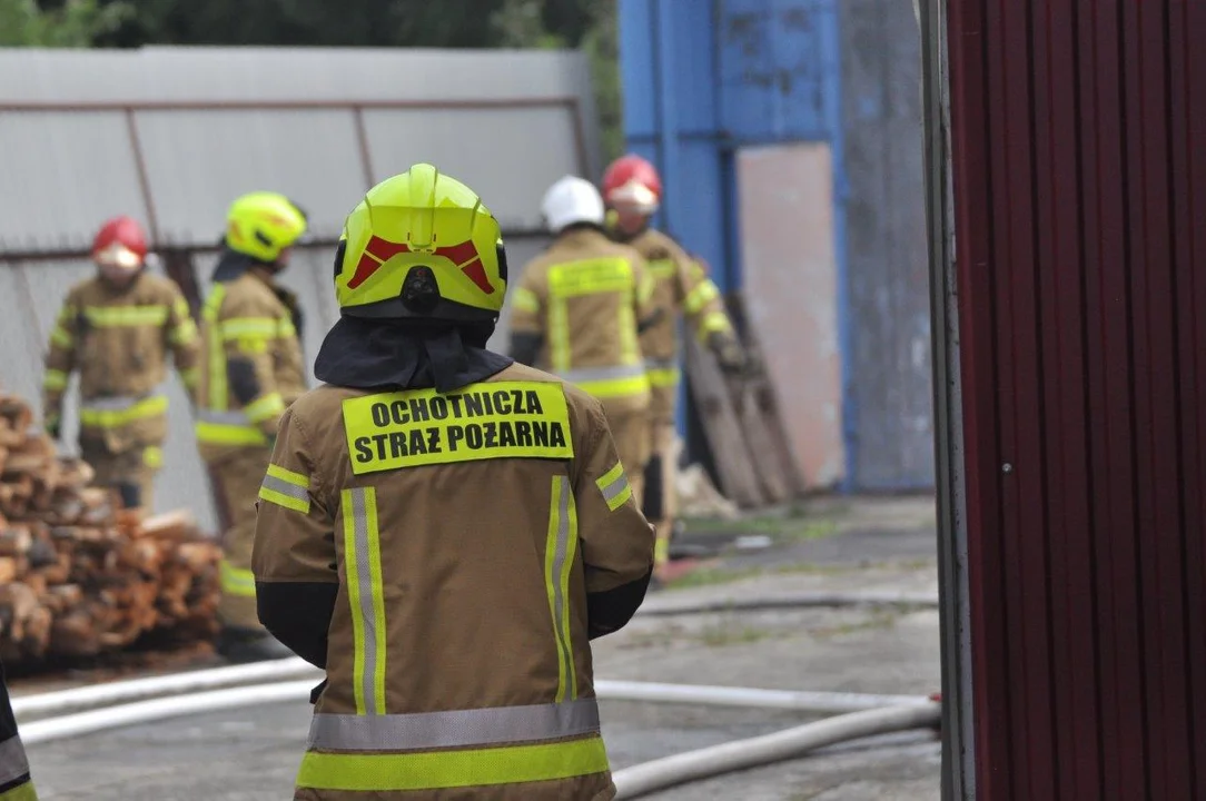 Pożar w Kolbuszowej Dolnej.