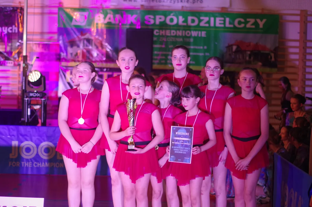 Studio Tańca i Ruchu FRAM z Tarnobrzega z Grand Prix Ogólnopolskiego Turnieju Formacji Tanecznych Suchedniów 2023. To nie było jedno wyróżnienie