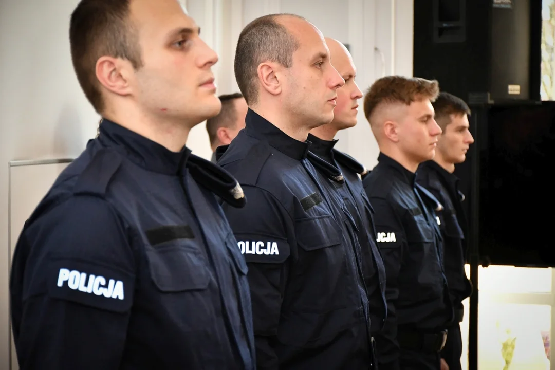 Nowo przyjęci policjanci złożyli ślubowanie