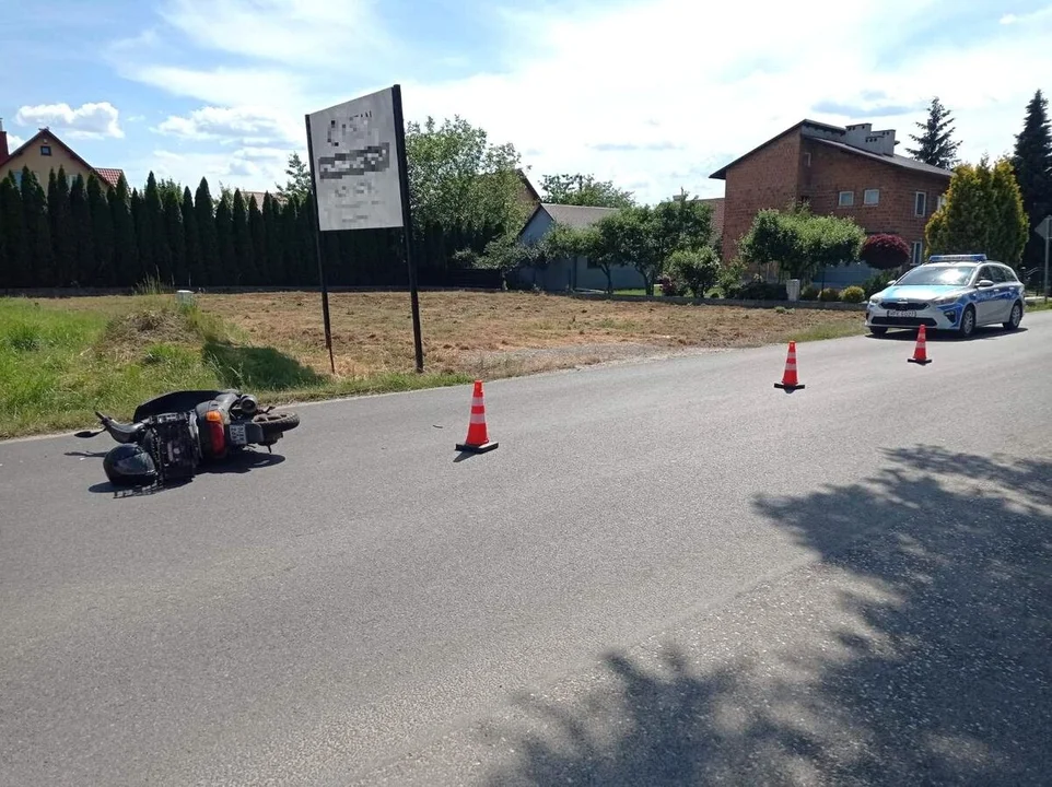 Wypadek w regionie