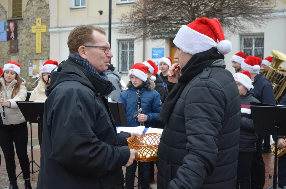 Wigilijne spotkanie na sanockim Rynku