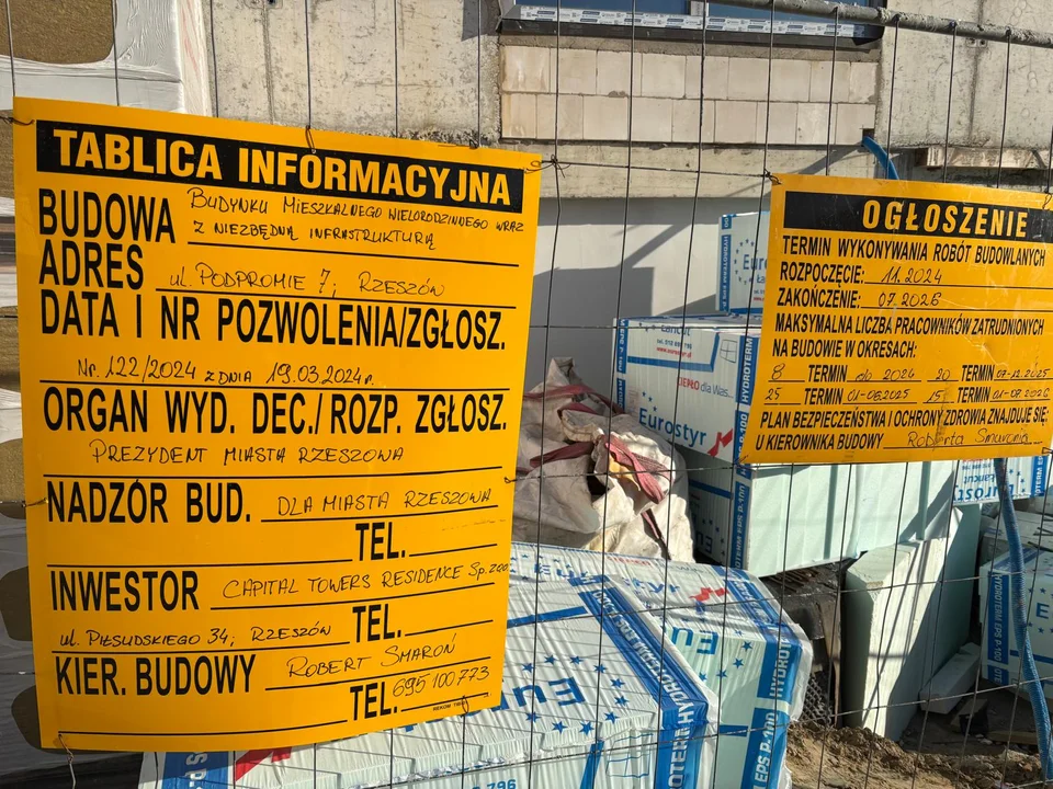 Budowa obok Podpromia w Rzeszowie