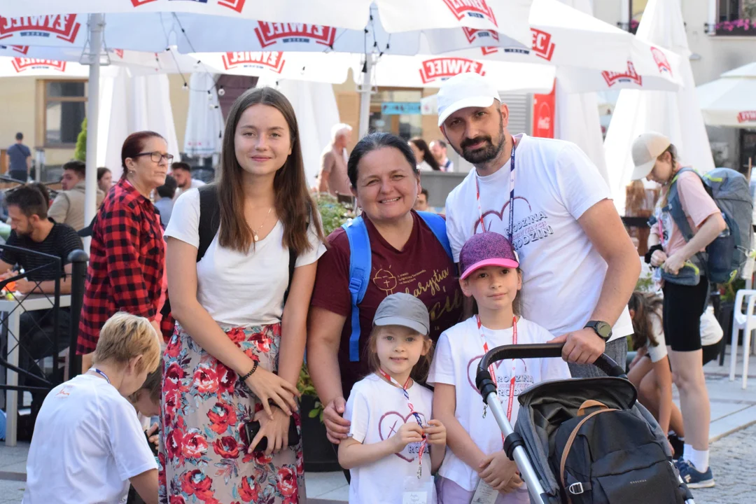 Wyjście Pielgrzymki Tarnowskiej z Tarnowa