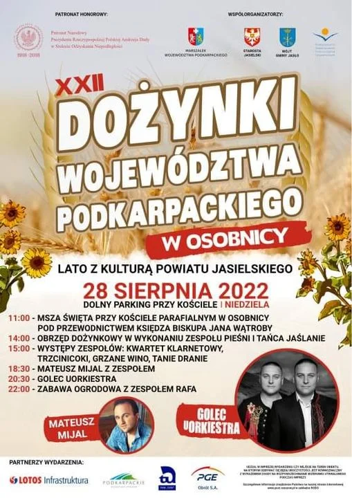 Imprezy na Podkarpaciu (27.08-28.08)