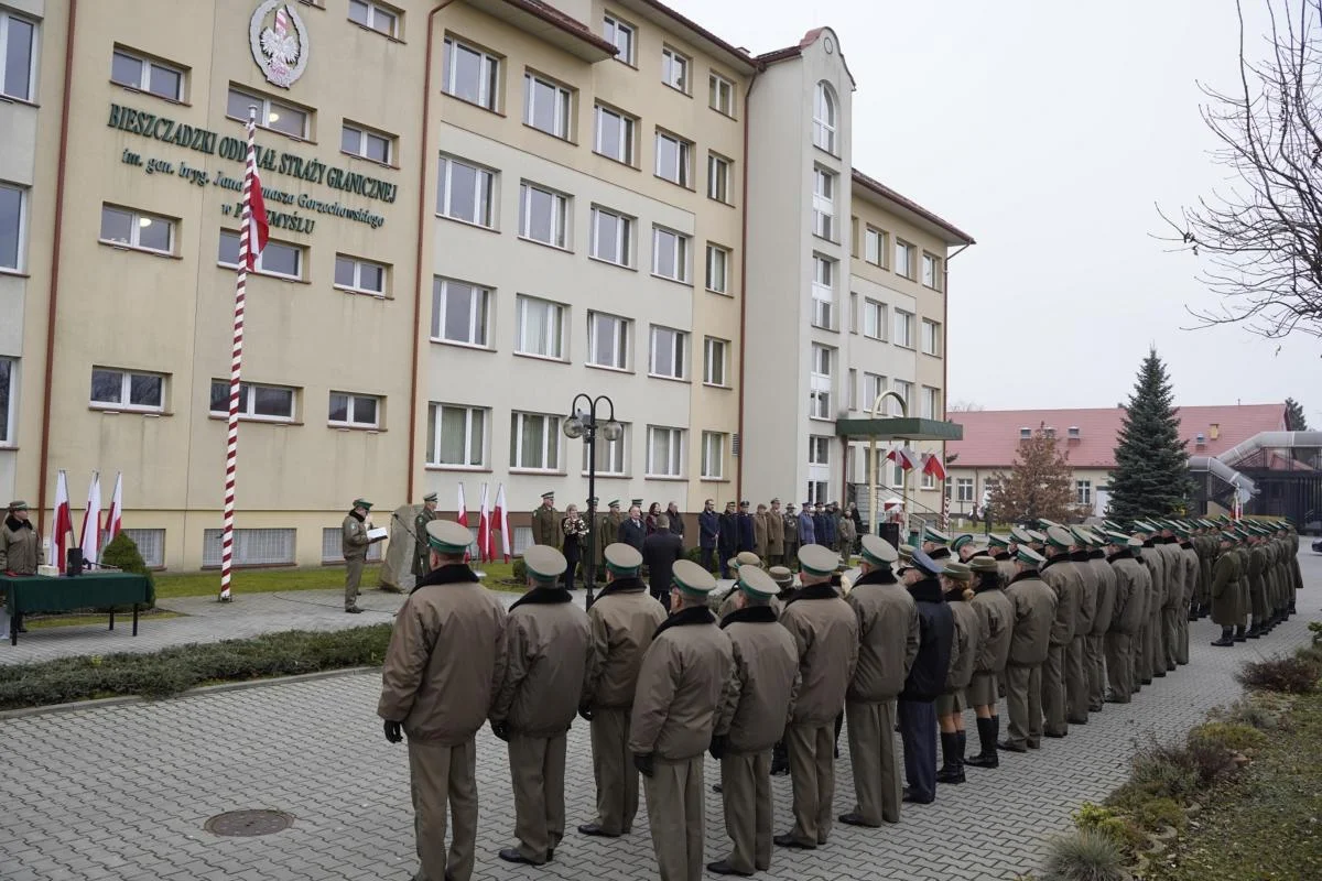 Uroczyste powitanie gen. bryg. SG Andrzeja Popko