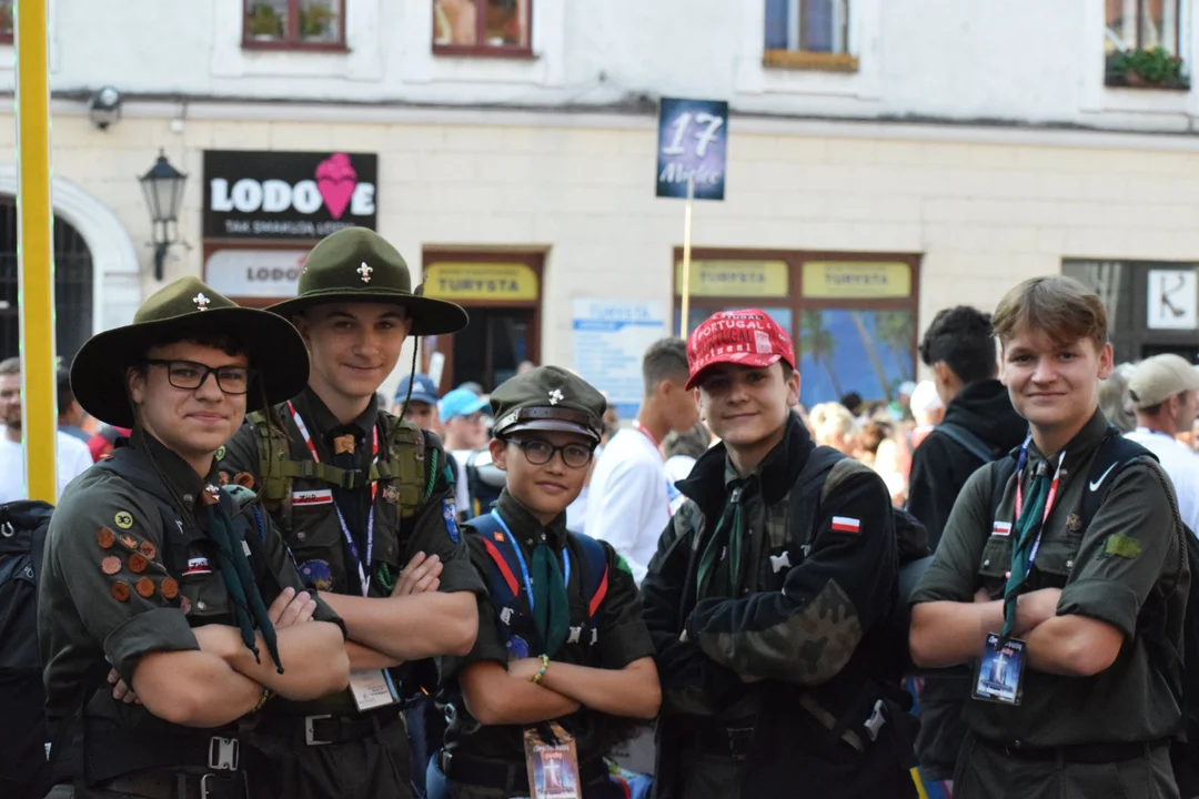 Wyjście Pielgrzymki Tarnowskiej z Tarnowa