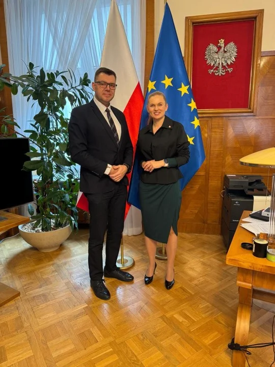 Marcin Marzec i Barbara Nowacka