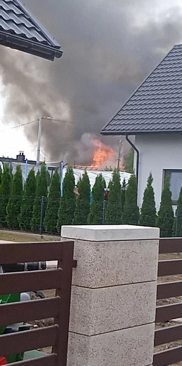 Pożar domu i budynku gospodarczego w Tajęcinie