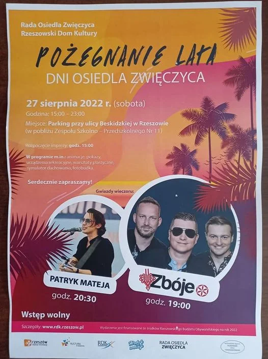 Imprezy na Podkarpaciu (27.08-28.08)