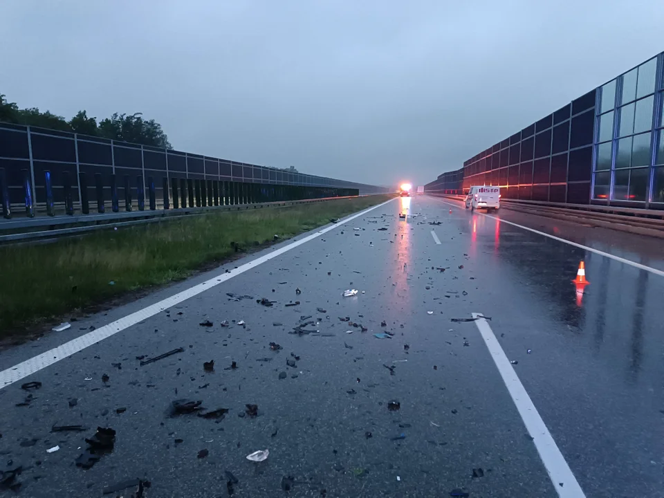 Wypadek na autostradzie A4